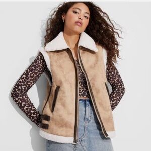 Wild Fable Faux Shearling Vest